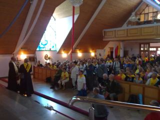 … który wewnątrz kościoła pw. św. Anny serdecznie nas powitał